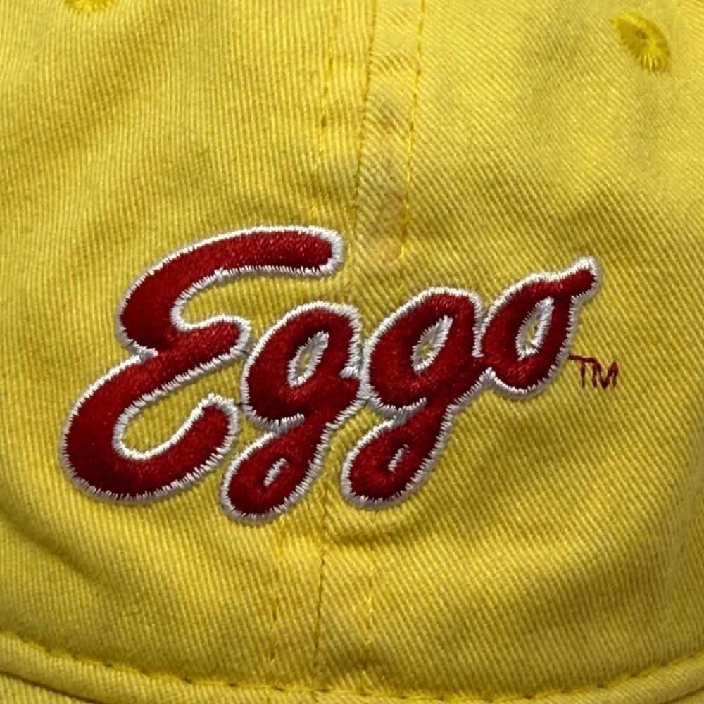 Kellogg's Eggo Waffle Yellow Cap Hat Collectibles Strapback Adjustable Cotton‎